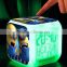 LED Music LED Lighting Projector Projection Alarm Clock