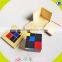 2017 New design educational blocks wooden montessori baby toys W12F015