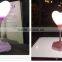 2017 new Rechargeable usb 1500mah romantic love heart shape led night light