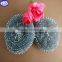 2015 Galvanized/ss410/304 mesh steel wool scourer for cleaning