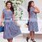 Plus Size M-6XL Women Sexy Summer Short Sleeve Party Cocktail Casual Mini Dress