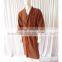 Brown Bathrobe For Women Spa Cmfortable Cotton Waffle Bathrobe Winter Warm Long Sleeve Pajamas