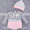 Wholesale New Born Baby Clothing Baby Toddler Clothing Organic Cotton Plai Baby Romper