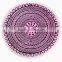 Custom design 100% cotton printing round beach towel