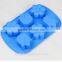 Wholesale High Quantity Eco-friendly plum blossom shape silicone chocolate mould,soap mold,diy cake mould