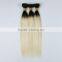  wholesale hair product two tone ombre colored hair weave bundles