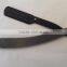 Barber Straight Cut Throat Shaving Razor With Metal Texture