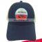 Promotion Cotton Twill Half Mesh Baseball Cap Medium Profile Fishing Hat