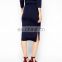 Knit Pencil Skirt Classic Suit For Woman