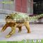 Theme park animatronic robot ankylosaurus dinosaur