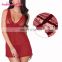 Hot Attractive Plus Size Red Lace Women Sexy Lingerie