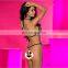 sexy hot girls woman Sexy black Hollow out lace-up Transparent Babydoll nightwear