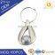 Factory price zinc alloy cheap blank car & souvenir metal keychain