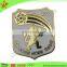 customized high quality cloisonne hard enamel plated pin badges