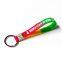 Branded Silicone Wristband Keychain With Multi Colors