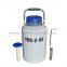 YDS-3 small capacity cryo cans portable liquid nitrogen dewar cryogenic semen tanks