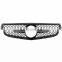 AMG Style Grill Grille Black 08-13 For Mercedes-Benz C-W204 Class C200 C300 C350