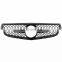 AMG Style Grill Grille Black  08-13 For Mercedes-Benz C-W204 Class C200 C300 C350