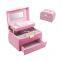 PU leather jewelry box multi-layer jewelry box large jewelry cosmetic storage box portable leather wholesale