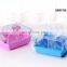 HQP-C018 HongQiang Mini pet house small animal house metal wire hamster cages with pipe pet carrier houses