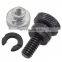 Motorcycle Rear Fender Seat Bolt Screw Nut License Plate Mount Knob Cover For Harley XL Dyna Touring COV Softail
