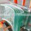 ultra clear low e  double curved tempered laminated  glass for super big size