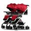 High quality lightweight twins strollers baby double stroller baby