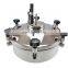 Polish finished Round pressure manway for tank manhole cover with sight glass
