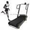 Curved treadmill & air runner gym machine equipment Low Noise green cheap exercise equipment for home and gym use