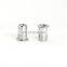 Free samples aluminum knurled body flat head rivet nut