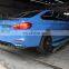 Узел заднего диффузора в стиле V из углеродного волокна для BMW F80 M3 4-дверный F82 M4 2-дверный 2015 2016