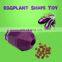 Fruit and Vegetable Toys Set for Dog Play Eggplant Shaped Toy Treats Toy for Dogs Manufacturer