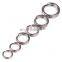 Amazon 100pcs/bag 304 Stainless Steel flattening ring fishing Lure Parts Accessories double Split Ring