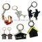 Wholesale Cheap Custom Enamel Lovely Cute Gold Plated Metal Keychain Key Chains Keyring/key Ring