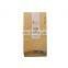 Factory wholesale food packaging doypack stand up pouch with clear window and zip lock for tea snack kraft paper bag printer