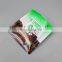 Top zip plastic bag food packaging/ 3 side seal zipper bag/ stand up pouch zip lock bag for chocolate brownies