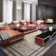 Modern design leather sofa set living room furniture