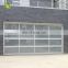 Modern electric see through  9x8 glass garage doors for house