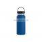 Custom Made Stainless Steel Vacuum 64oz Insulated Wide Mouth Bpa Free Custom Water Bottle Thermal Flask with Handle