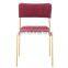 Hot Sell Velvet Dining Chair With Gold Frame