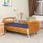 Hot Sale Hospital Furniture Two Function Electric Lifting Medical Profiling Beds with Wooden Siderail