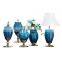 Chinese China Dark Navy Blue Vase