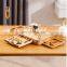 Wholesale Christmas Premium Natural Organic Charcuterie Bamboo Cheese Board And Knife Set With Slide Out Drawer