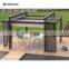 Aluminium Pergola Waterproof Modern 15*15 Gazebo 4*4 Pergola-aluminium Pergola Fabric Retractable Caport