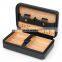 Luxurious Smoker Cedar Lining Humidor Leather Travel holder Cigar Case without Cutter & Lighter for Cigar Gift Set