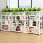 80cm Width Office Decorative Partition Home Partition Flower Stand Nordic Floor Rack Bookshelf Balcony Flower Storage Organizer