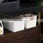 Thickened Basket White Hardware Large Toy Big Kid Kitchen Heavy Duty Warehouse Plastic Storage Bin