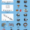 Original bus spare parts suspension system accessories rubber air spring