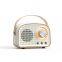 Mini Retro Classical Bass Bluetooth Speaker Portable Wireless Subwoofer Sound TWS Stereo Surround AUX TF Music Player