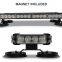 40LED Strobe Light Bar Double Side Flashing Emergency Warning Flash Light with Magnetic Base for Safety Vehicles Truck